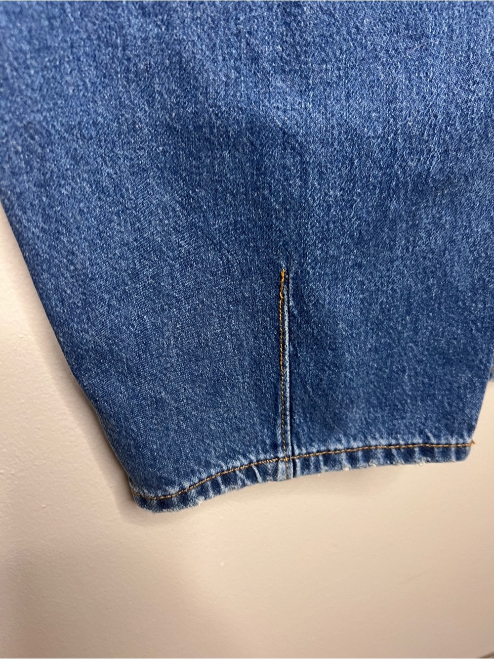 LOFT Rivete Mid‎ Rise Barrel Jeans Echo Wash Cotton Button Fly Crop Size 31 NWT - Picture 6 of 13